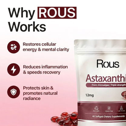Rovina Astaxanthin 12mg Softgels